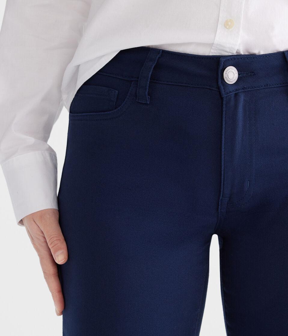 Aéropostale Mid-Rise Uniform Bermuda Shorts Navy Prep