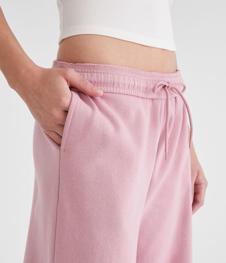 Aéropostale Mid-Rise Wide Leg Sweatpants Hazy Lilac