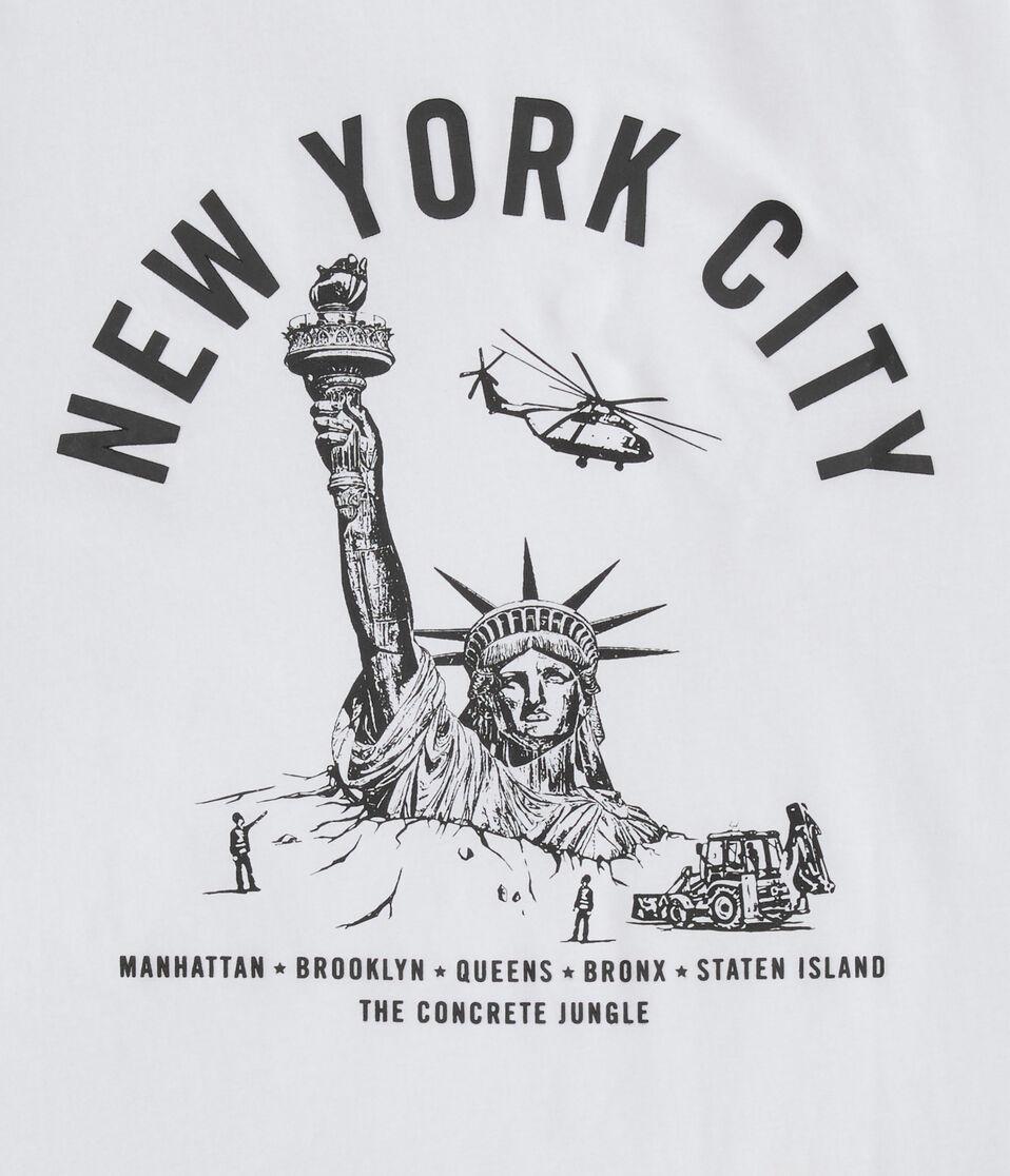 Aéropostale New York City Lady Liberty Graphic Tee Bleach