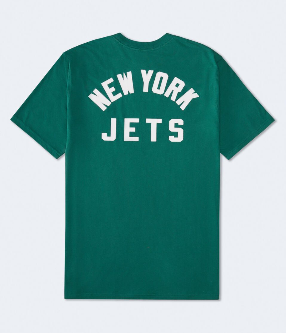 Aéropostale New York Jets Mini Logo Relaxed Graphic Tee Green