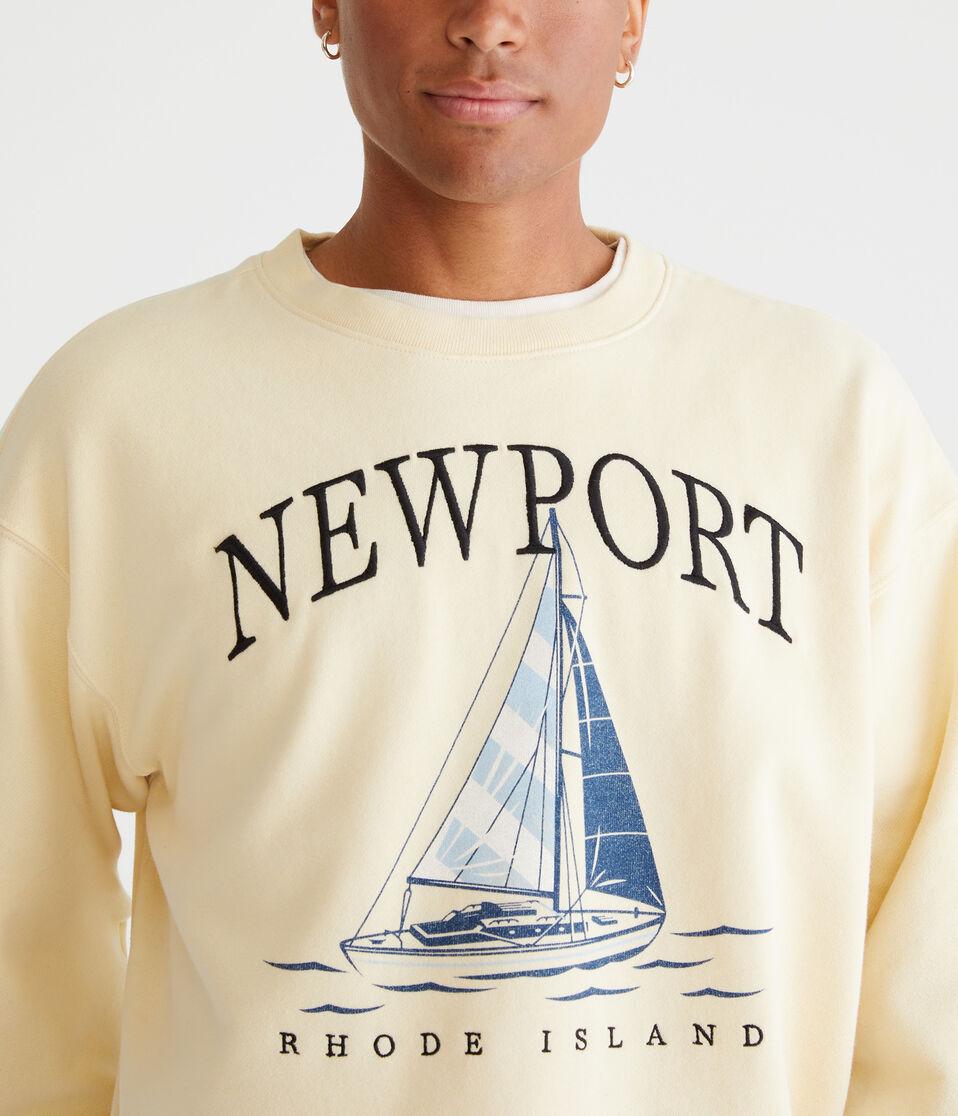 Aéropostale Newport Rhode Island Crew Sweatshirt Beige