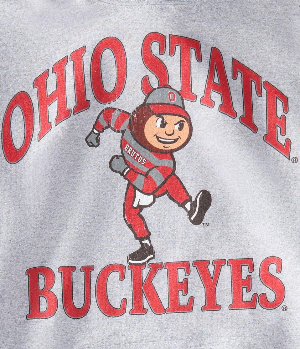 Aéropostale Ohio State Buckeyes Pullover Hoodie Grey