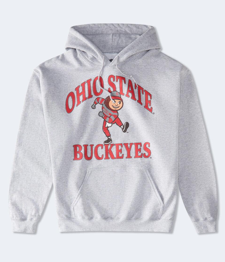 aéropostale Ohio State Buckeyes Pullover Hoodie grey