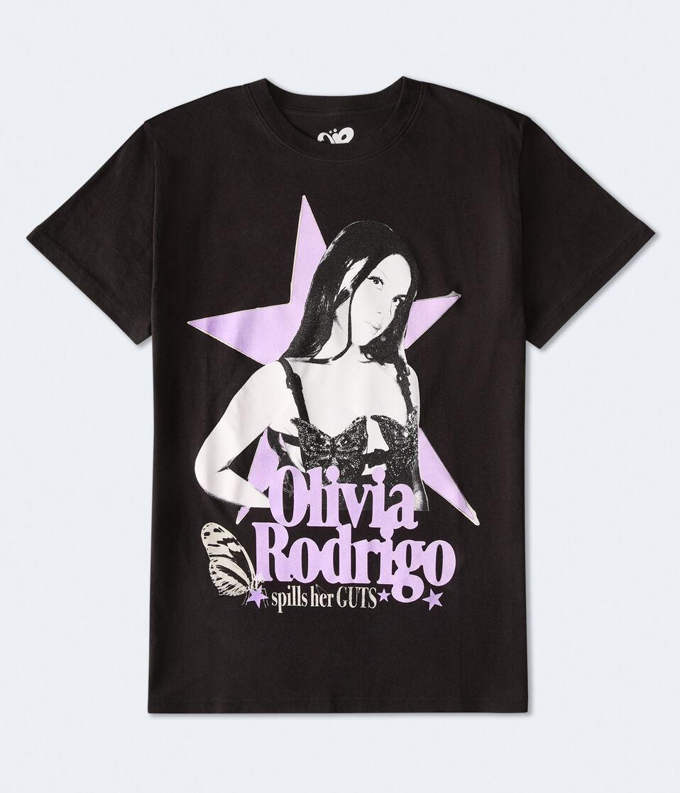 aéropostale Olivia Rodrigo Star Oversized Graphic Tee black
