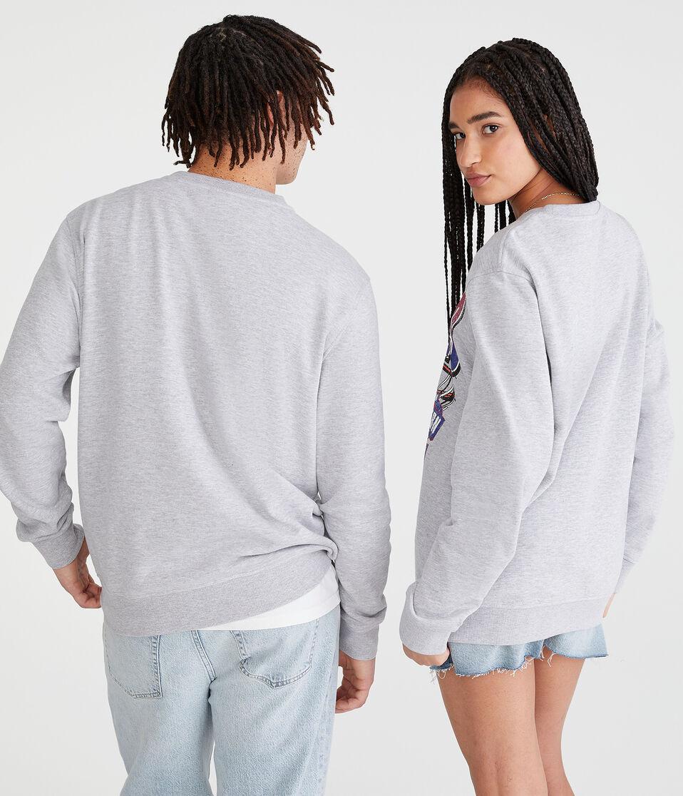 Aéropostale Philadelphia 76ers Crew Sweatshirt Light Heather Grey