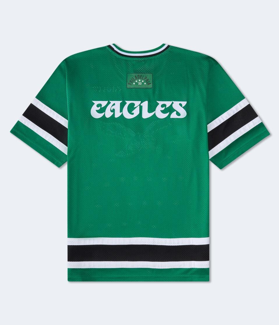 Aéropostale Philadelphia Eagles Football Mesh Top Green