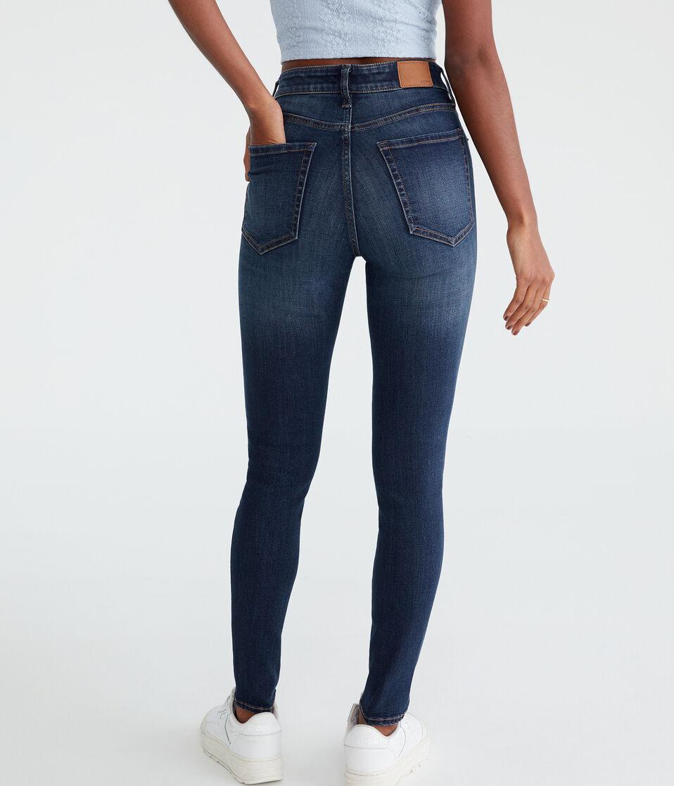 Aéropostale Premium Seriously Stretchy High-Rise Jegging Dark Wash