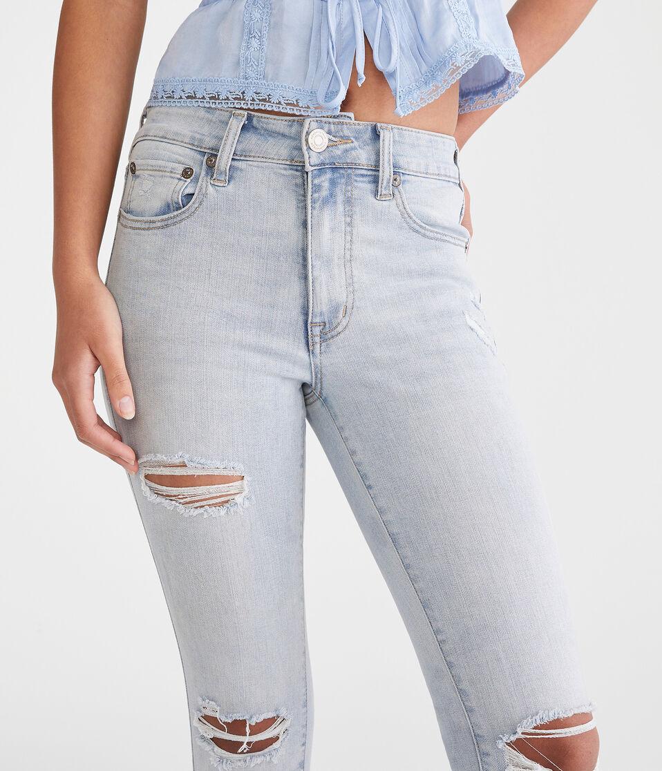 Aéropostale Premium Seriously Stretchy High-Rise Jegging Light Wash