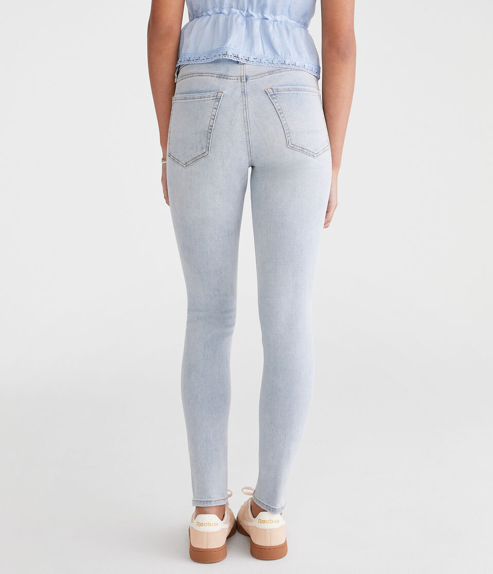 Aéropostale Premium Seriously Stretchy High-Rise Jegging Light Wash