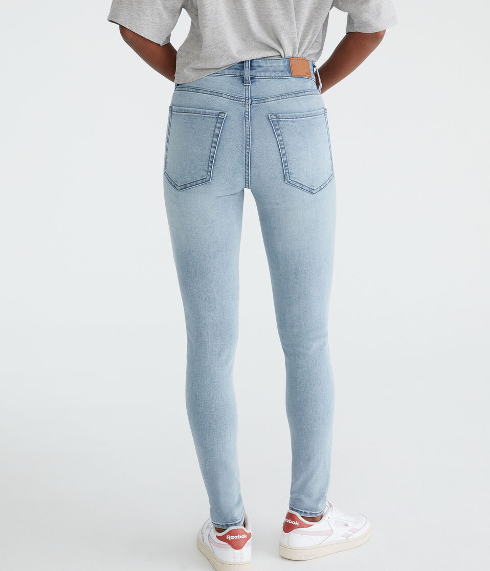 Aéropostale Premium Seriously Stretchy High-Rise Jegging Medium Wash