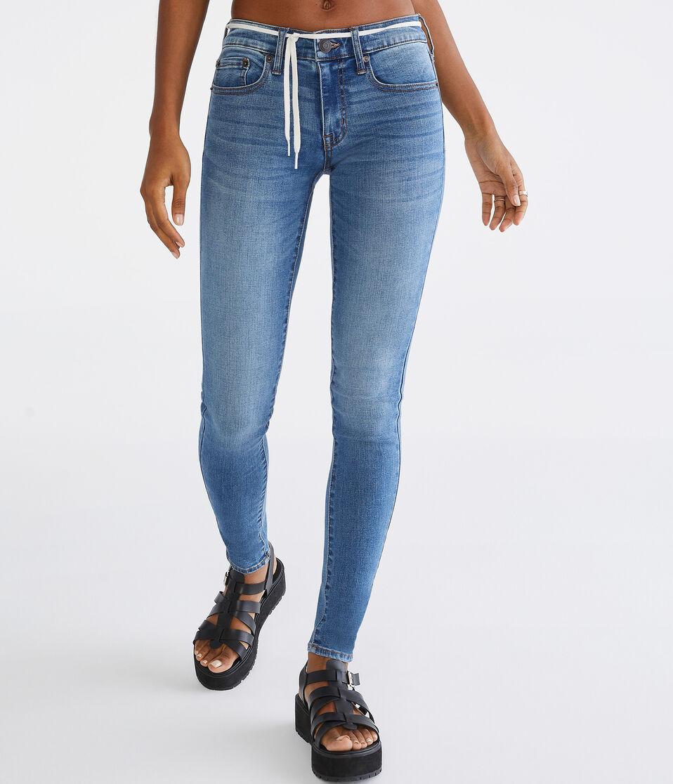 aéropostale Premium Seriously Stretchy Low-Rise Jegging medium wash
