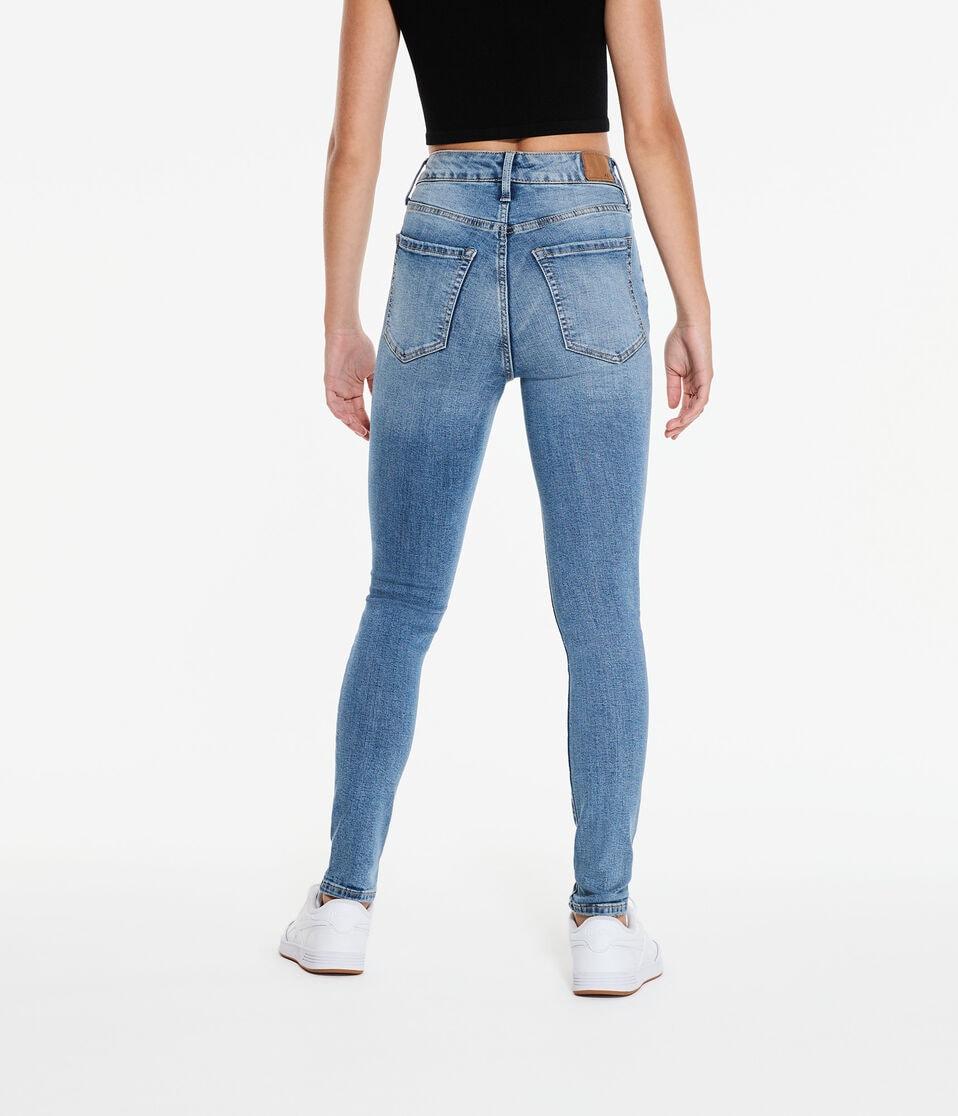 Aéropostale Premium Seriously Stretchy Super High-Rise Jegging Medium Wash