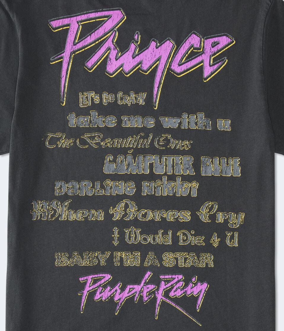 Aéropostale Purple Rain Relaxed Graphic Tee Black Fox