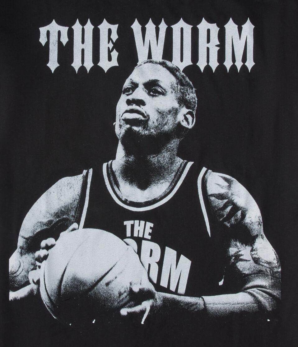 Aéropostale Rodman The Worm Relaxed Graphic Tee Black