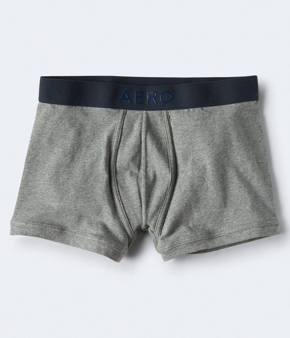 aéropostale Rubberized Logo 3" Knit Trunks med hthr grey