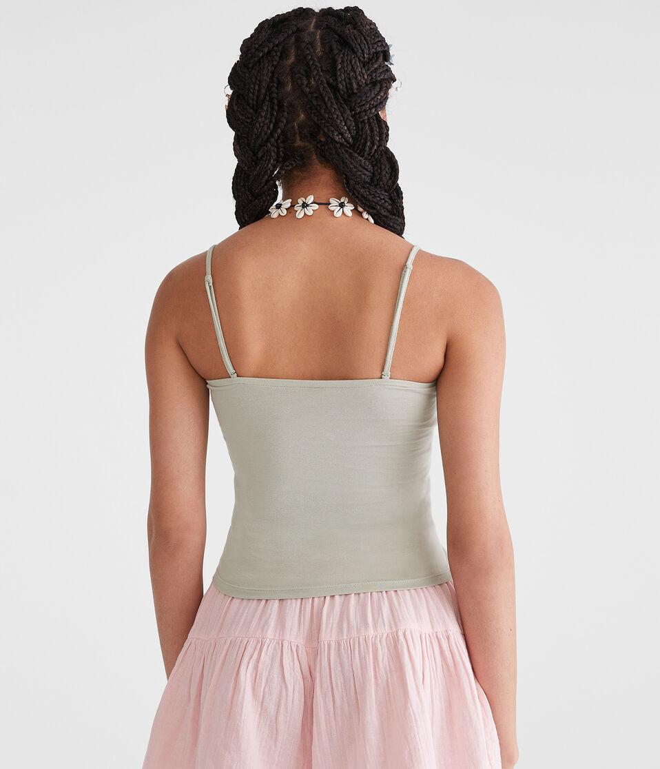 Aéropostale Seriously Soft Everyday Tube Top Organic Olive