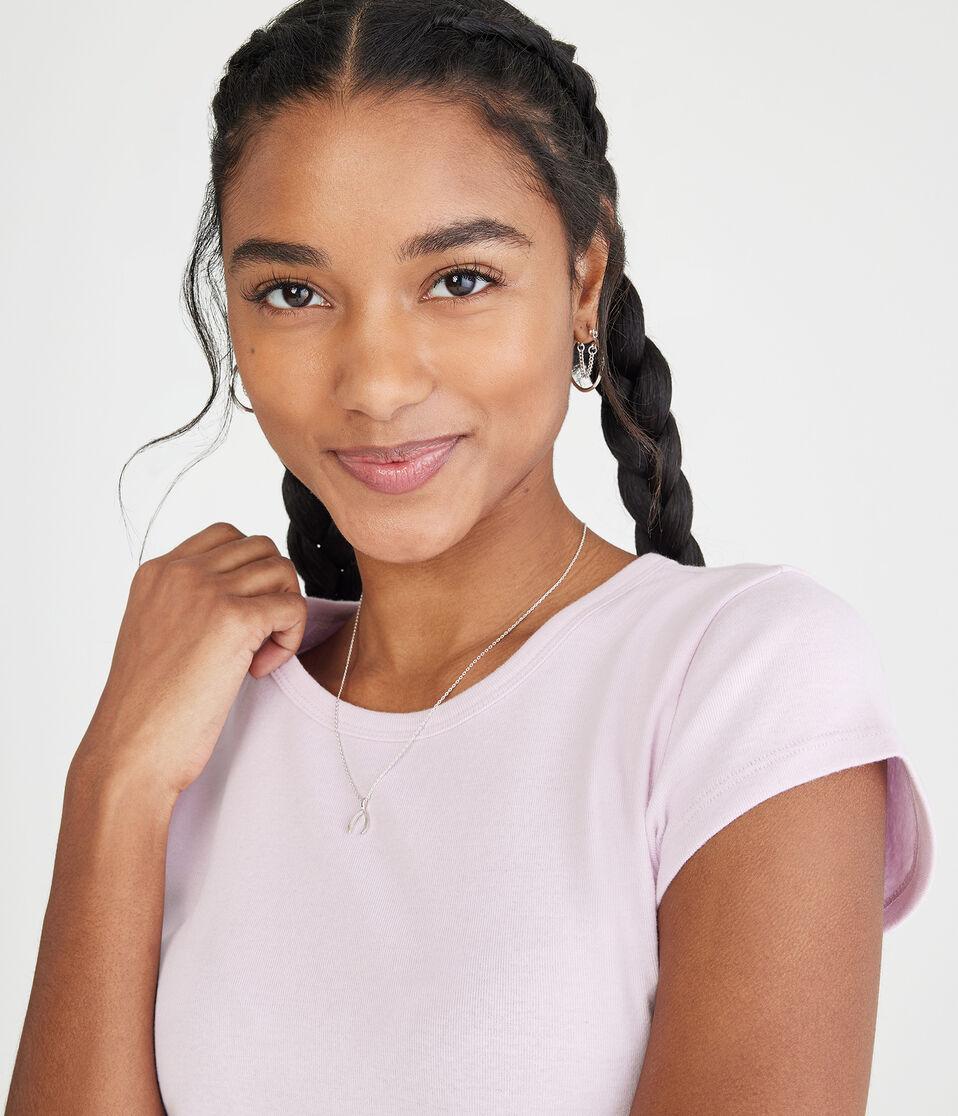 Aéropostale Seriously Soft Shrunken Tee Winsome Orchid