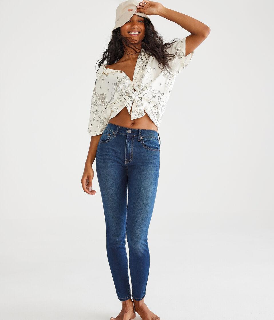 Aéropostale Seriously Stretchy High-Rise Jegging Dark Wash