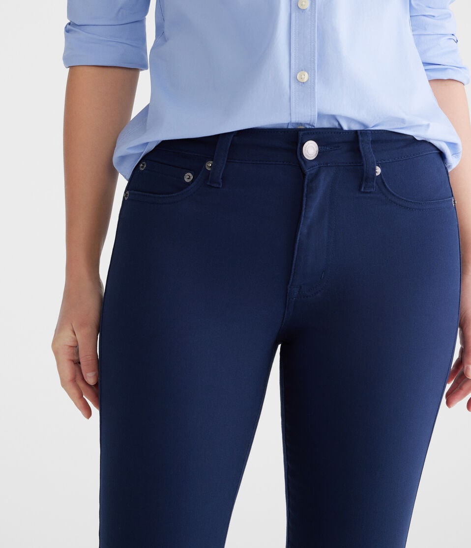 Aéropostale Seriously Stretchy High-Waisted Uniform Jeggings Navy Prep