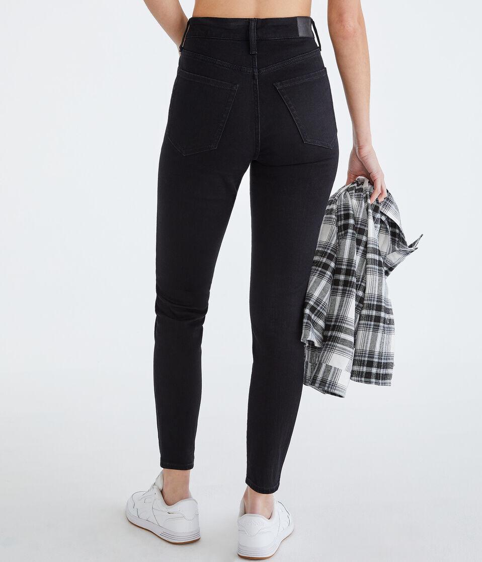 Aéropostale Seriously Stretchy Super High-Rise Ankle Jegging Black