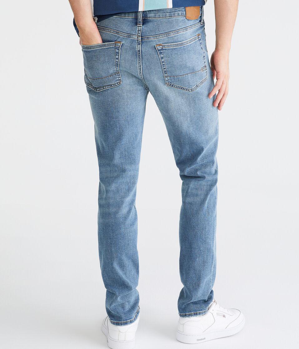 Aéropostale Skinny Premium Jean With COOLMAX® Technology Medium Wash