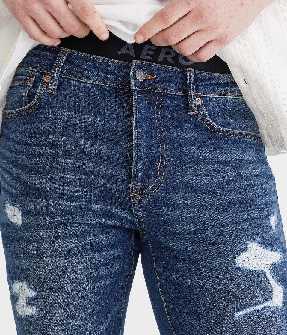 Aéropostale Skinny Premium Jean With COOLMAX® Technology Medium Wash