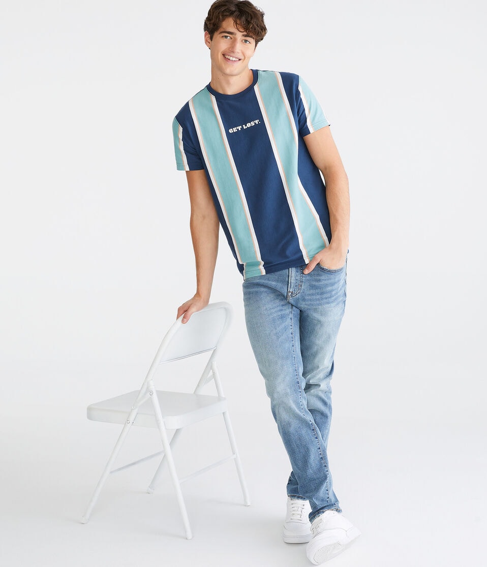 Aéropostale Skinny Premium Jean With COOLMAX® Technology Medium Wash