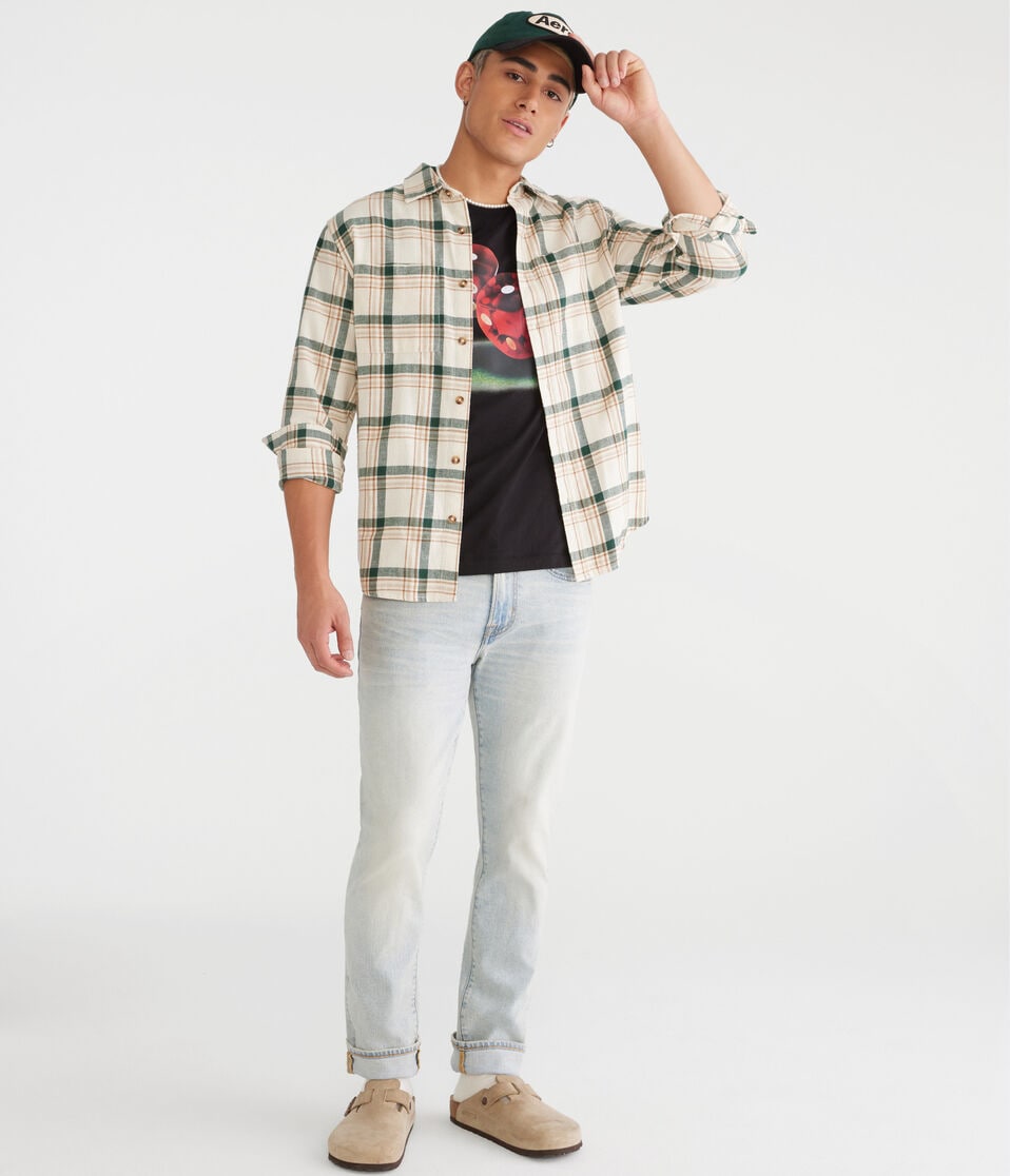 Aéropostale Slim Premium Jean With COOLMAX® Technology Light Wash