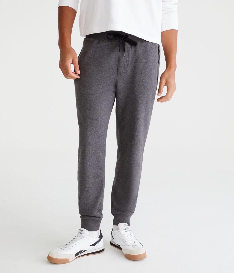 aéropostale Solid Jogger Sweatpants charcoal heather grey