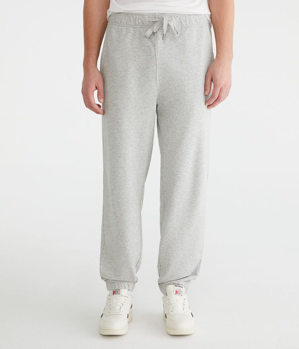 aéropostale Solid Jogger Sweatpants light heather grey