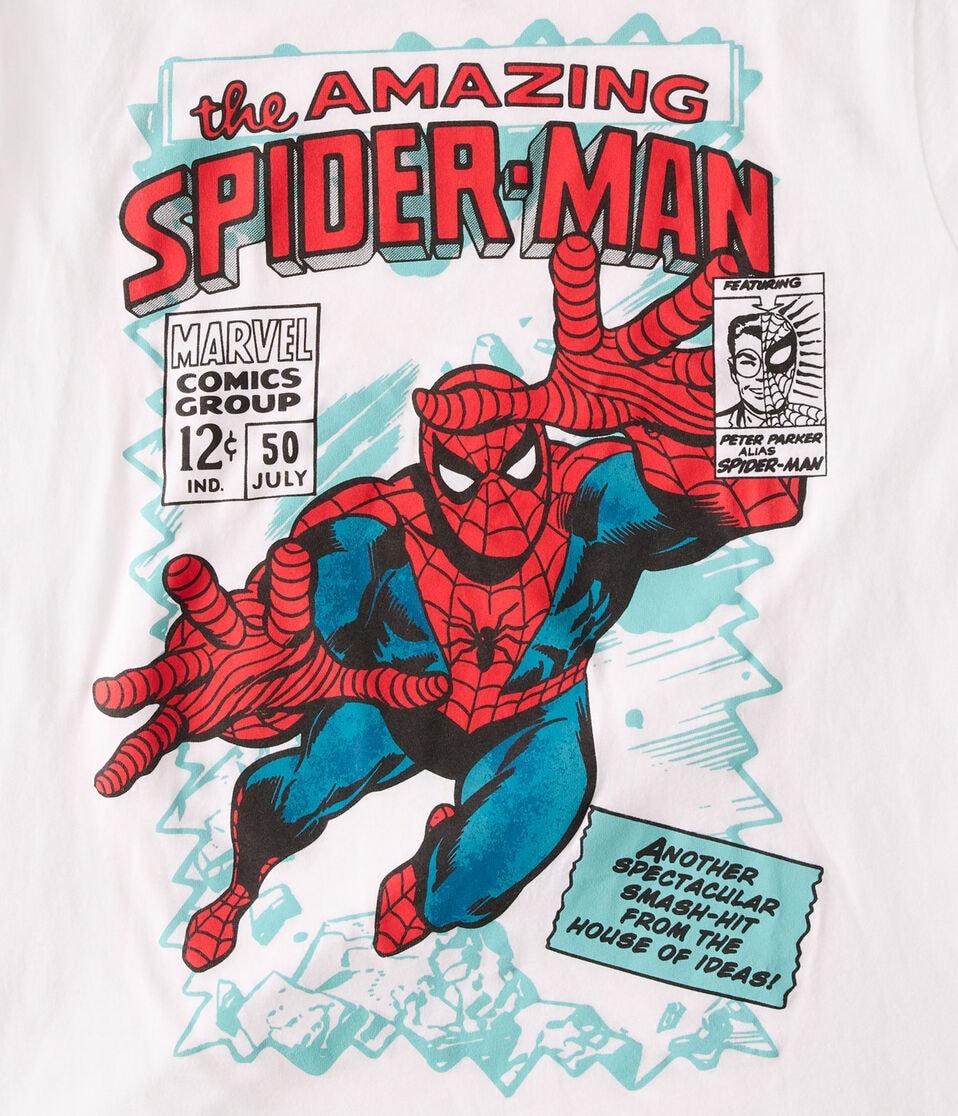 Aéropostale Spider-Man Comic Relaxed Graphic Tee White