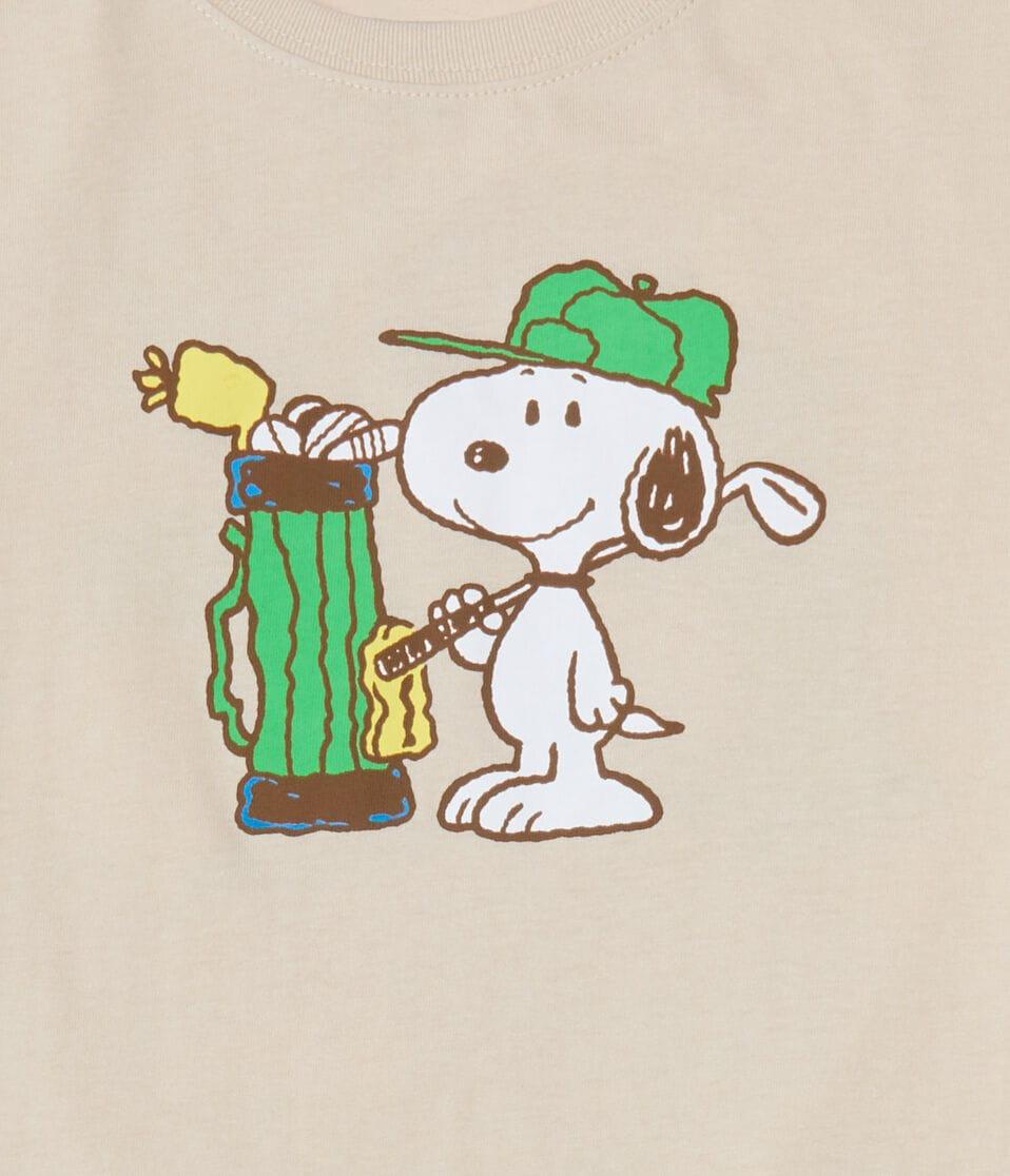 Aéropostale Sporty Snoopy Relaxed Graphic Tee Cream