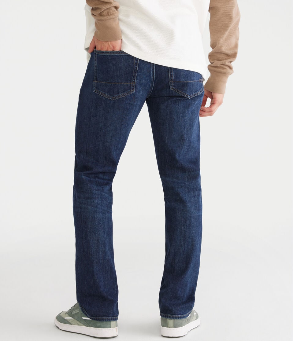 Aéropostale Straight Premium Jean With COOLMAX® Technology Dark Wash