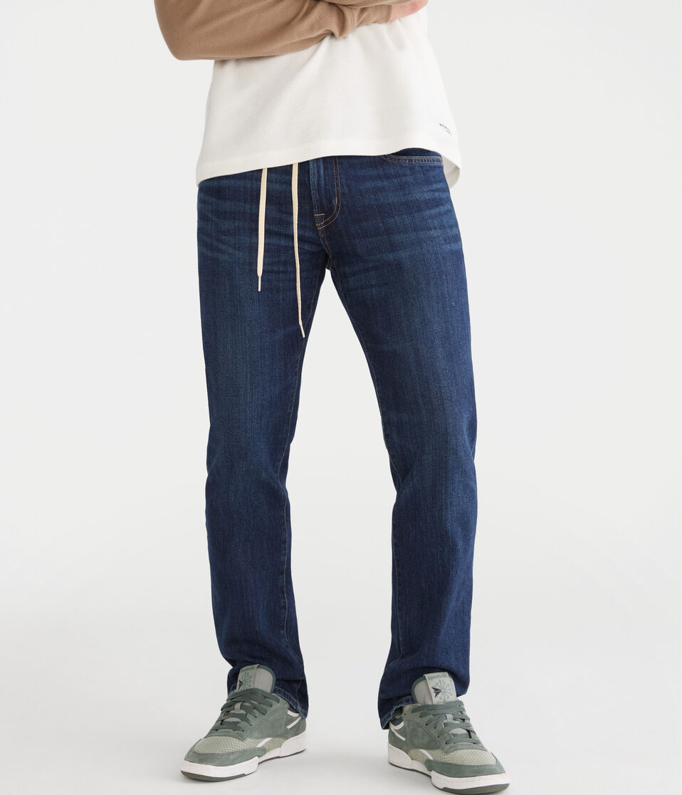 aéropostale Straight Premium Jean with COOLMAX® Technology dark wash