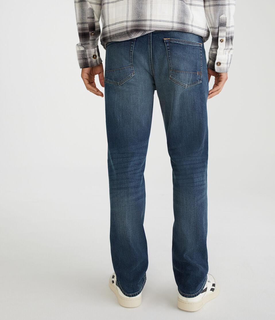 Aéropostale Straight Premium Jean With COOLMAX® Technology Dark Wash