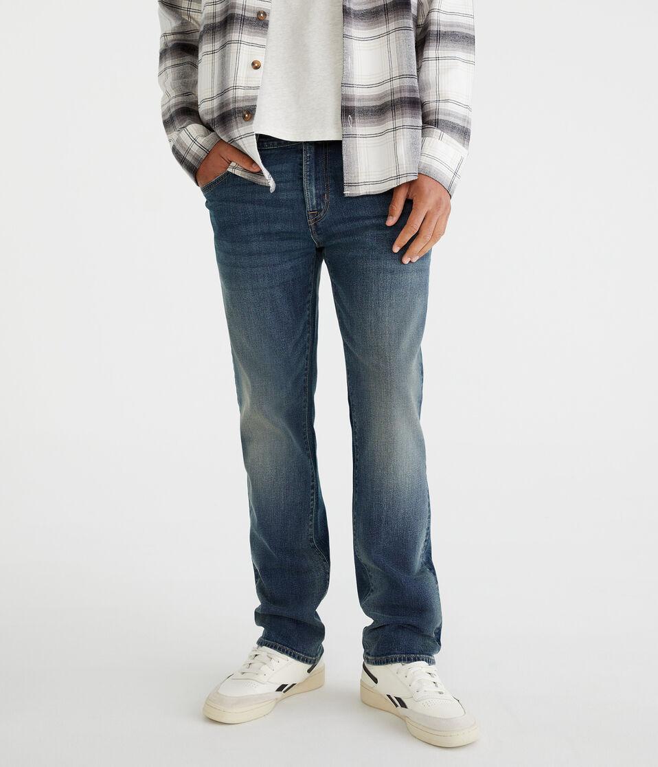 aéropostale Straight Premium Jean with COOLMAX® Technology dark wash