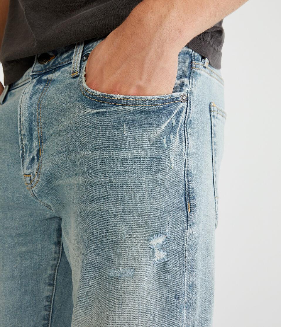 Aéropostale Straight Premium Jean With COOLMAX® Technology Light Wash