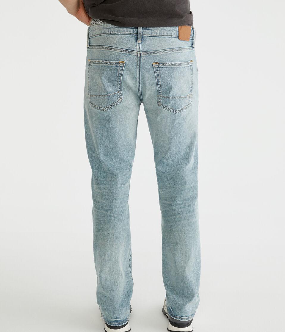 Aéropostale Straight Premium Jean With COOLMAX® Technology Light Wash