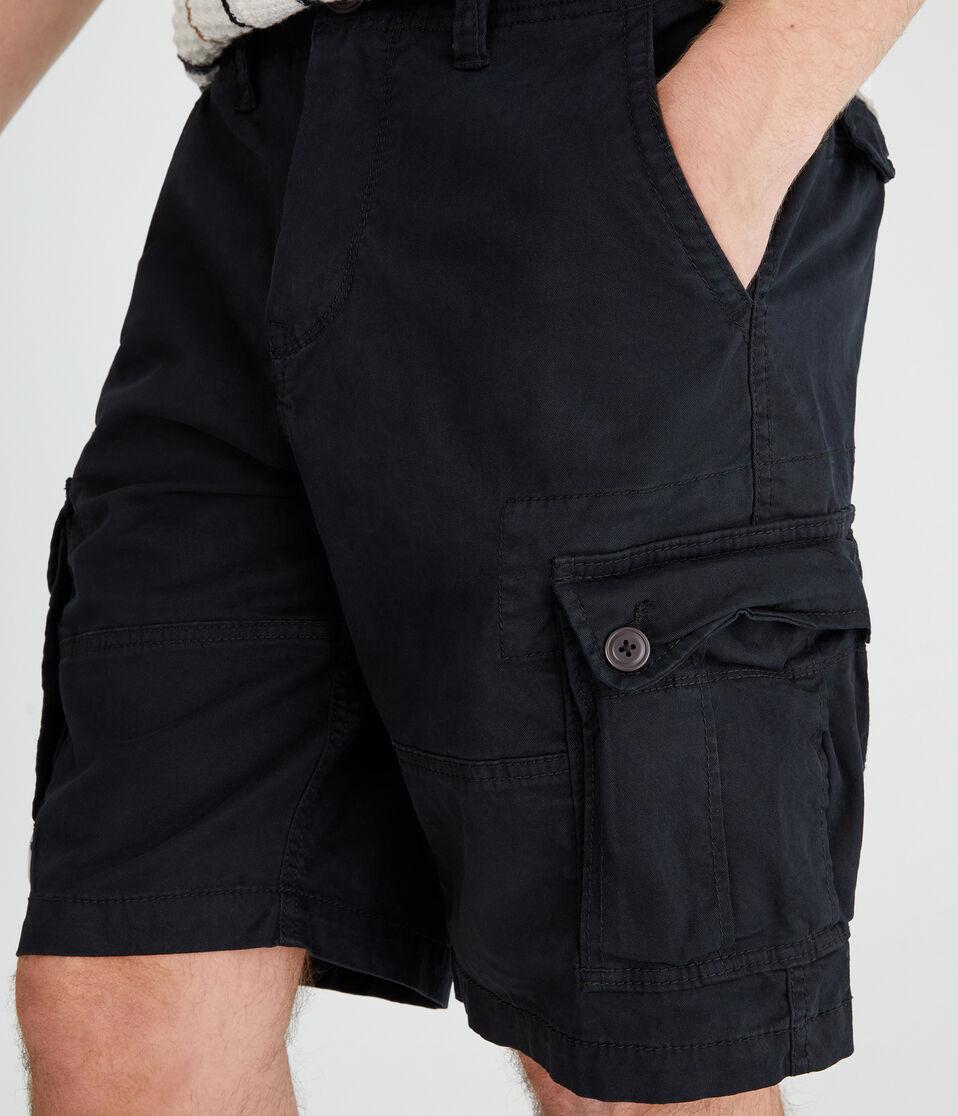 Aéropostale Stretch Twill Cargo Shorts 10" Black Fox