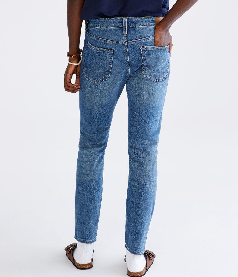 Aéropostale Super Skinny Performance Jean With TruTemp365® Technology Medium Wash