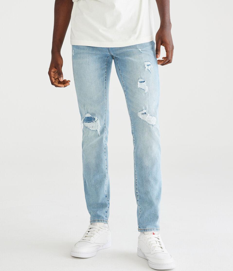 aéropostale Super Skinny Performance Jean with TruTemp365® Technology light wash