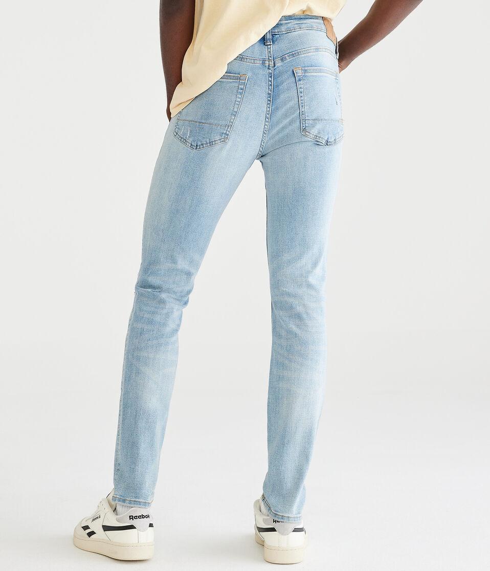 Aéropostale Super Skinny Premium Jean With COOLMAX® Technology Light Wash
