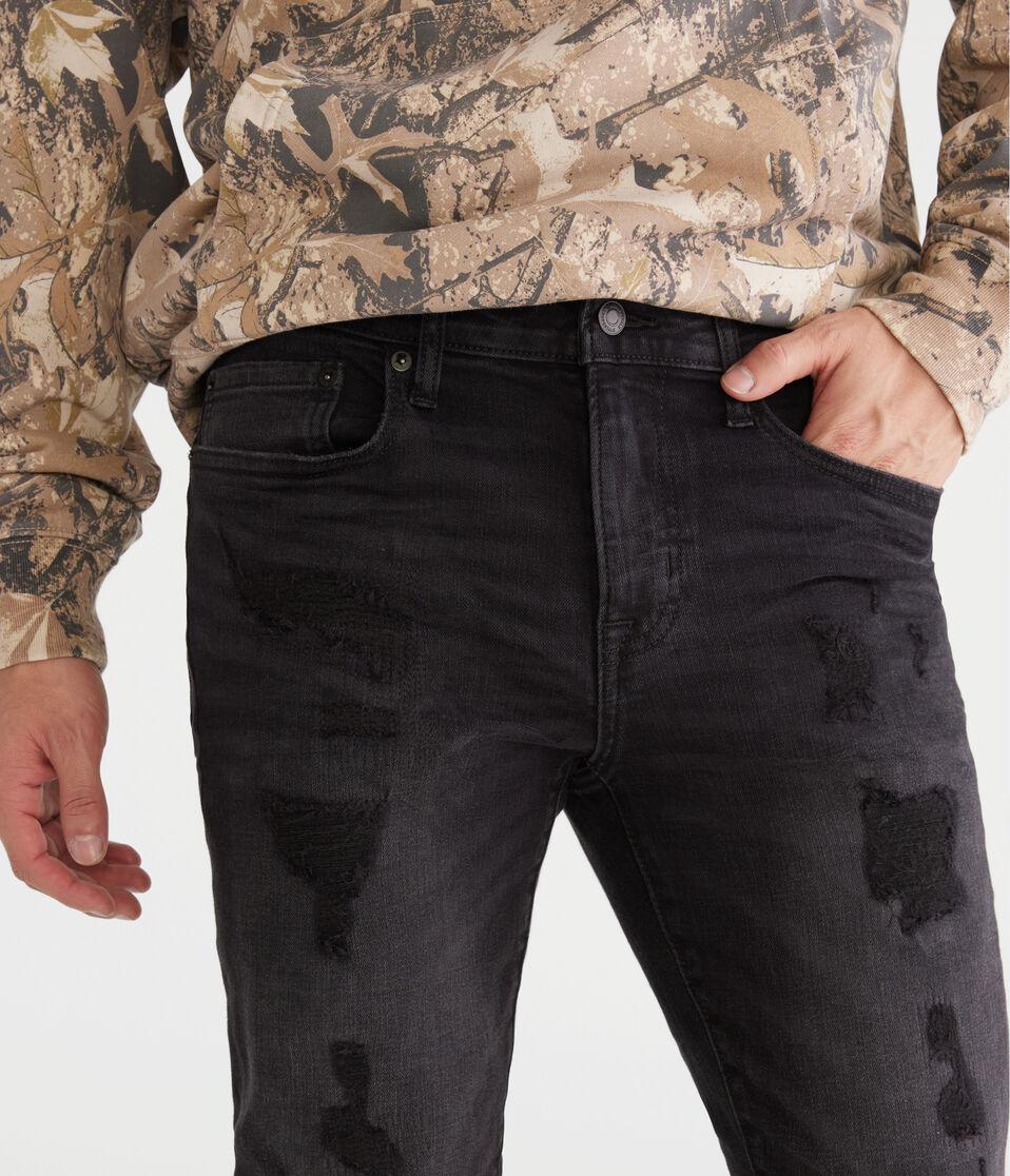 Aéropostale Super Skinny Premium Jean With COOLMAX® Technology Black Wash