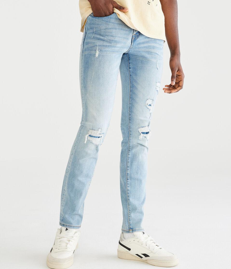 aéropostale Super Skinny Premium Jean with COOLMAX® Technology light wash