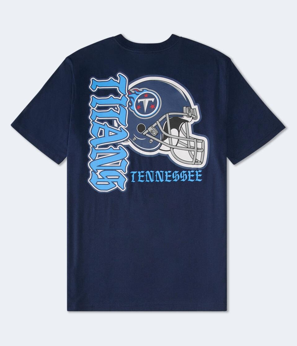 Aéropostale Tennessee Titans Helmet Relaxed Graphic Tee Navy