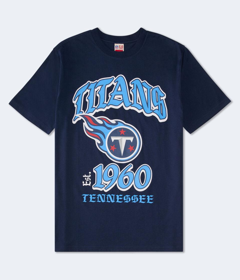 aéropostale Tennessee Titans Helmet Relaxed Graphic Tee navy