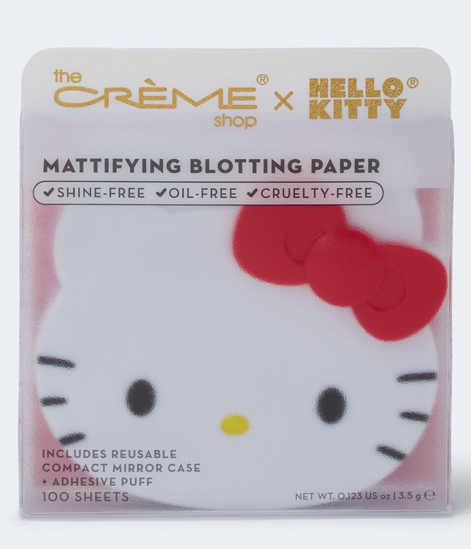 aéropostale The Crème Shop x Hello Kitty Blotting Paper Compact white