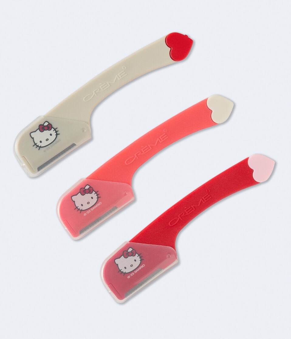 Aéropostale The Crème Shop X Hello Kitty Dermaplane Razor 3-Pack Multi