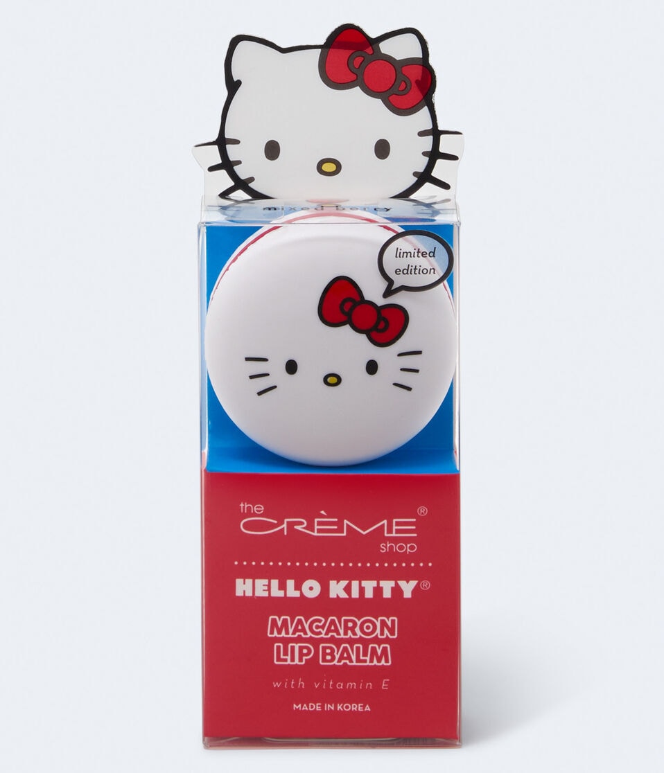 aéropostale The Crème Shop x Hello Kitty Macaron Lip Balm - Mixed Berry white