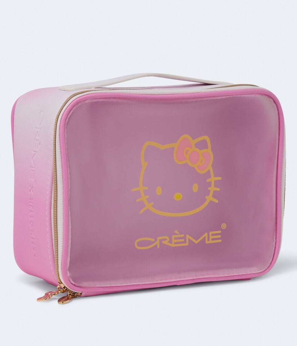 Aéropostale The Crème Shop X Hello Kitty Travel Makeup Case Pink